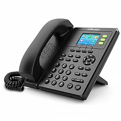 Telefone IP Wi-Fi Flyingvoice FIP11CP 3 Linhas SIP Display Colorido