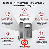 infografico-Telefone-IP-FlyingVoice-P10-2-Linhas-SIP-Voz-HD-Display-LCD