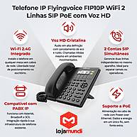 Telefone IP Flyingvoice FIP10P WiFi 2 Contas SIP Voz HD - miniatura 4